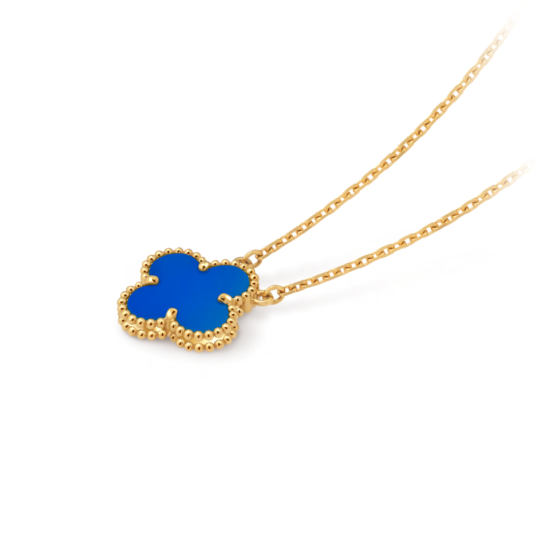 CLOVER | Sininen kaulakoru