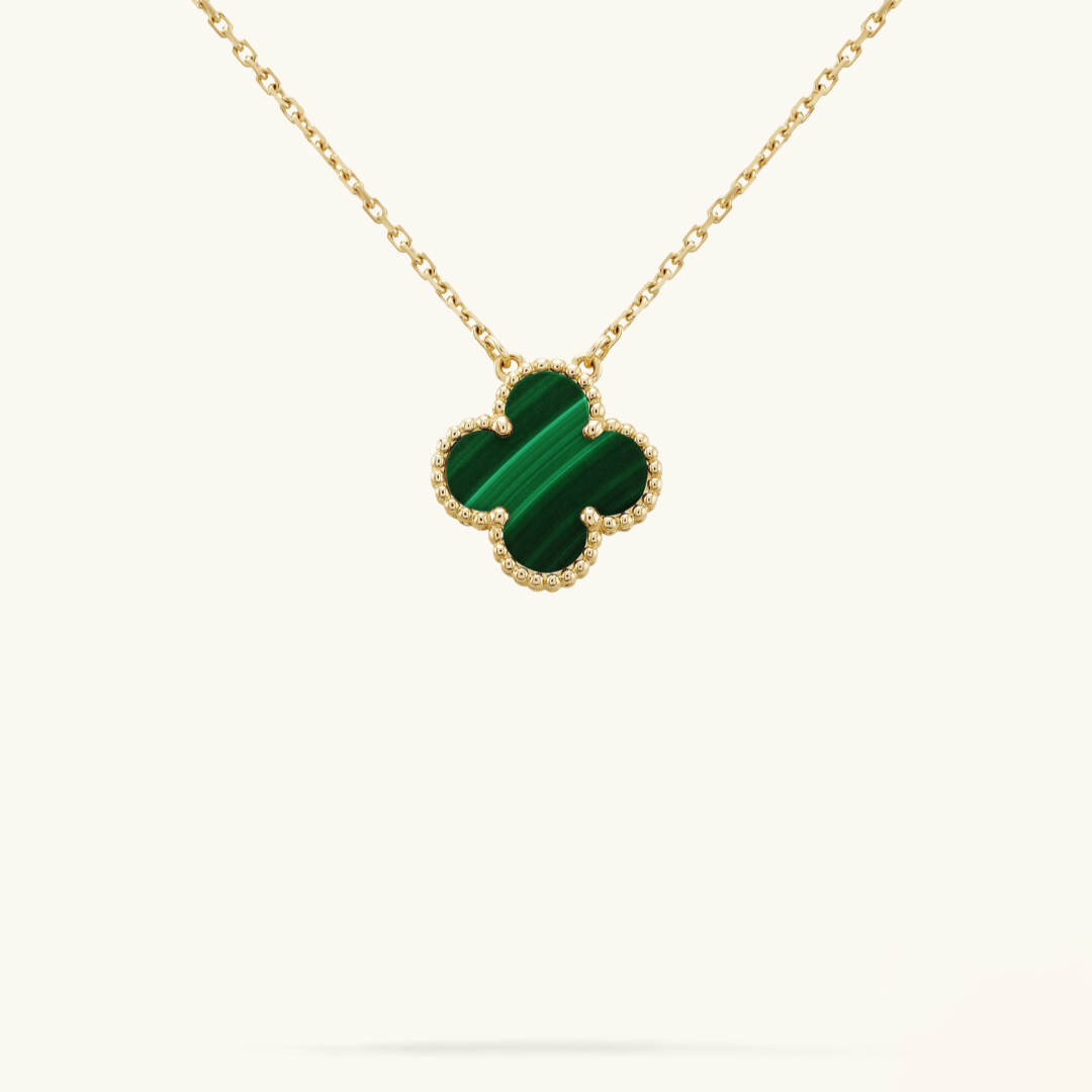 CLOVER | Vihreä kaulaketju
