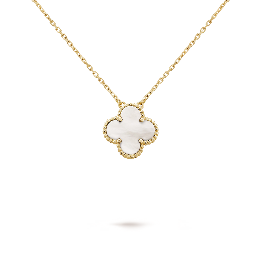 CLOVER | Valkoinen/Kultainen Kaulaketju