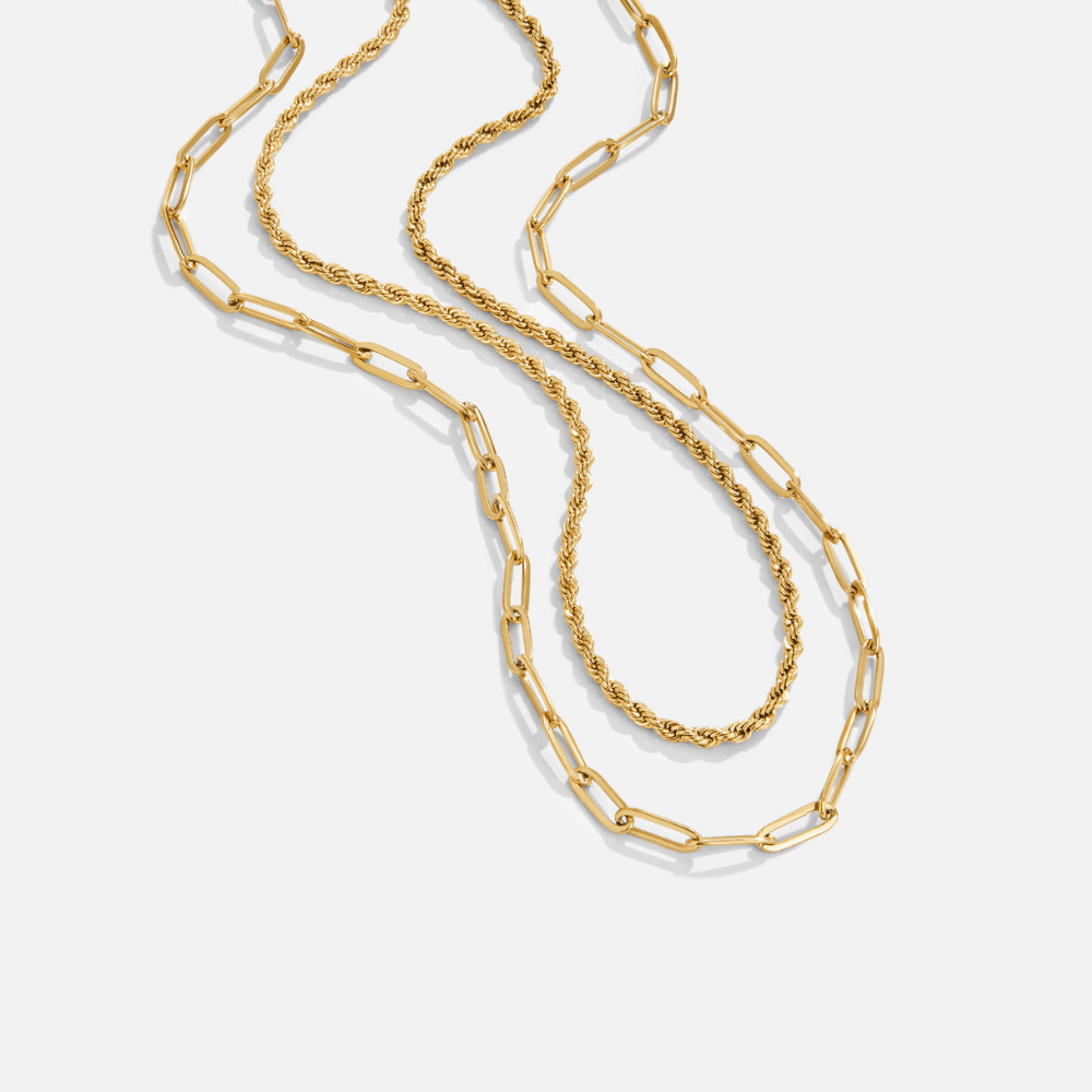 Dara Schicht Paperclip Kaulaketju